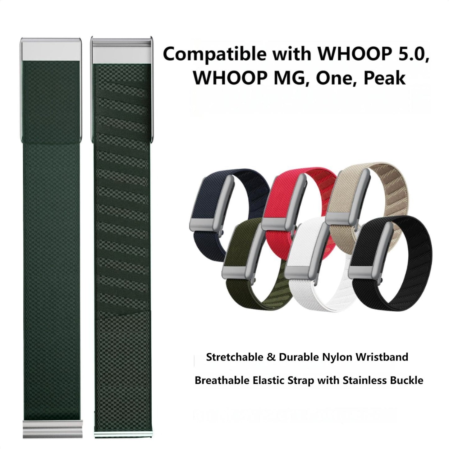 Knit Replacement Strap Compatible with WHOOP 5.0